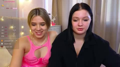 Lora black  and Lili blonde welcome you here online show from 03.09.25