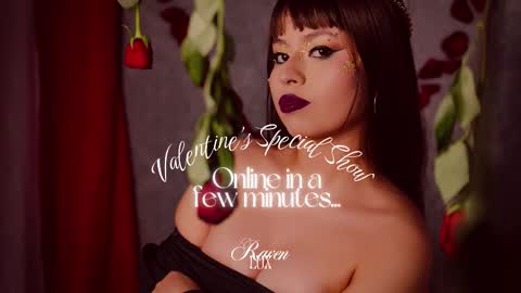 Snapshot of raven_luxx chatting on 02.15.26 RAVEN online show from 02.15.26