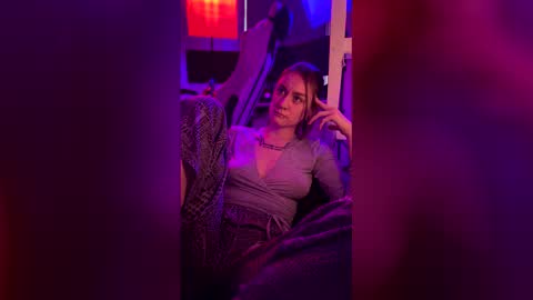 Snapshot of retromarie chatting on 02.21.26 Rie online show from 02.21.26