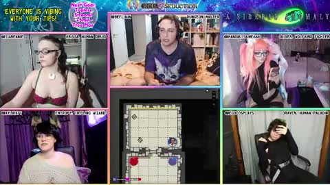 Snapshot of rollseduction chatting on 05.19.26 Roll For Seduction online show from 05.19.26