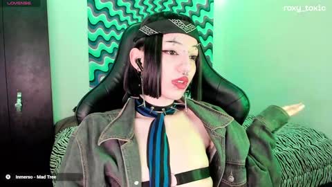 Snapshot of roxy_toxic chatting on 12.13.24 Roxy Independient model Help me to reach 50 thumbs up online show from 12.13.24