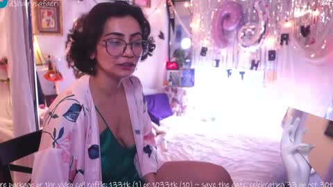 Snapshot of safaeri chatting on 10.22.25 Safa online show from 10.22.25