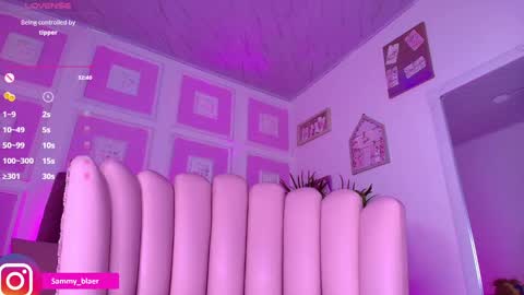 Snapshot of sammyblaer chatting on 02.05.25 Samantha online show from 02.05.25