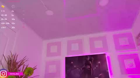 Snapshot of sammyblaer chatting on 09.09.25 Samantha online show from 09.09.25