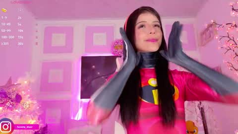 Snapshot of sammyblaer chatting on 12.20.25 Samantha online show from 12.20.25