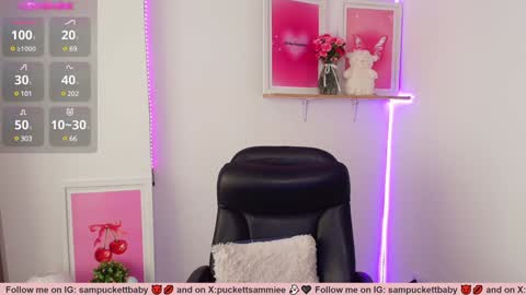 Snapshot of sampuckettbaby chatting on 01.18.25 sampuckettbaby online show from 01.18.25