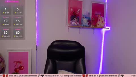 Snapshot of sampuckettbaby chatting on 03.08.25 sampuckettbaby online show from 03.08.25