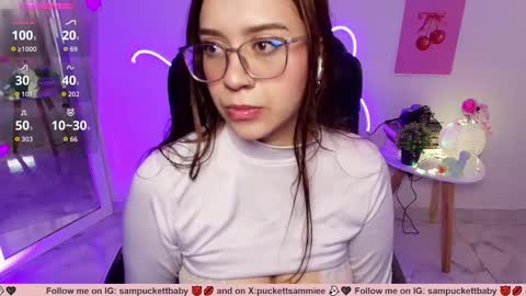 Snapshot of sampuckettbaby chatting on 10.14.25 sampuckettbaby online show from 10.14.25