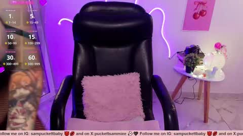 Snapshot of sampuckettbaby chatting on 10.17.25 sampuckettbaby online show from 10.17.25