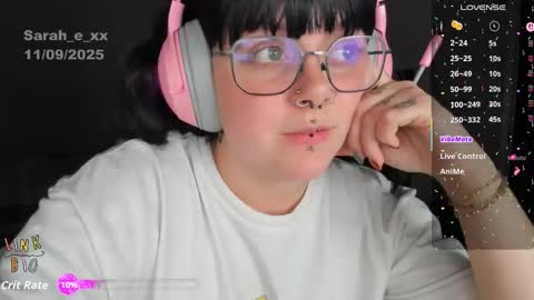 Sarah online show from 11.10.25