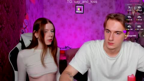 Snapshot of say_and_kiss chatting on 01.13.25 Say and kiss online show from 01.13.25