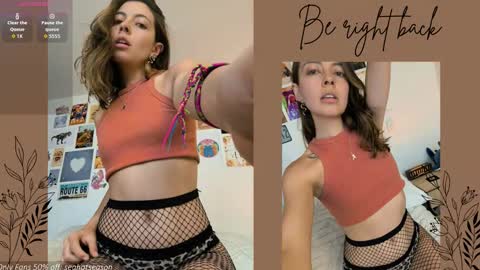 Aria Independent model online show from 02.13.26