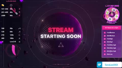 SeraLeeXXX online show from 01.13.26