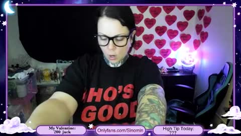 Snapshot of sinominx chatting on 02.24.26 Sinomin online show from 02.24.26