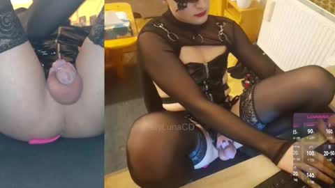 SissyLunaTS online show from 01.28.25