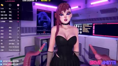 SkyeAnette online show from 03.14.26