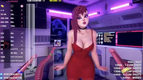 SkyeAnette online show from 05.08.26