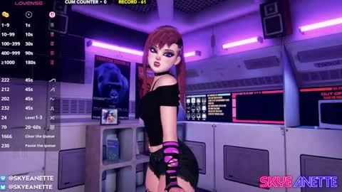 SkyeAnette online show from 06.01.26