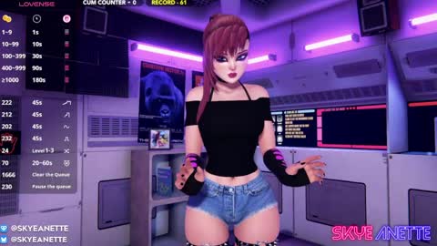 SkyeAnette online show from 06.07.26