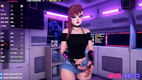 SkyeAnette online show from 06.08.26