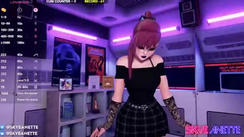 SkyeAnette online show from 06.19.26