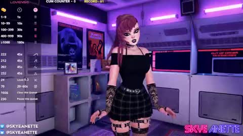 SkyeAnette online show from 06.27.26