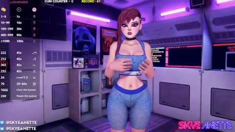 SkyeAnette online show from 07.17.26