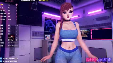 SkyeAnette online show from 07.19.26
