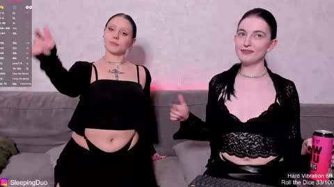 Snapshot of sleepingduo chatting on 05.08.26 Hi We are Iva and Angela Nice to meet u 3 online show from 05.08.26