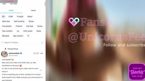 Snapshot of strupedsunicorns chatting on 01.13.25 goddess online show from 01.13.25