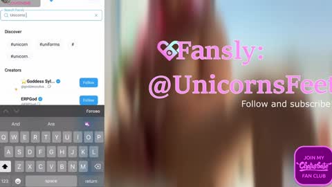 Snapshot of strupedsunicorns chatting on 01.23.25 goddess online show from 01.23.25