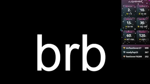 Snapshot of strupedsunicorns chatting on 01.23.25 goddess online show from 01.23.25