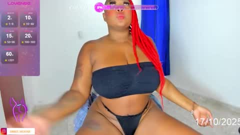 Snapshot of sweet_vickyxx chatting on 10.17.25 VICKY BROWN online show from 10.17.25