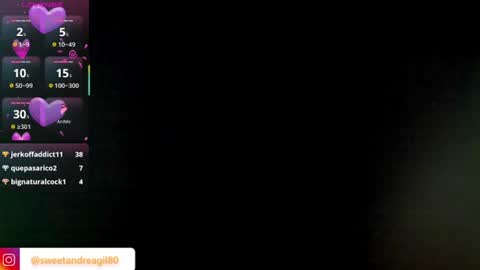 Andrea Cheryl GiLandreagil80 In Instagram online show from 08.02.26