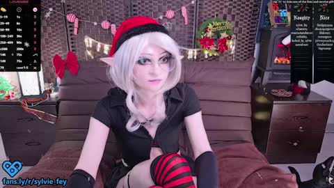 Snapshot of sylvie_fey chatting on 12.23.24 Sylvie online show from 12.23.24