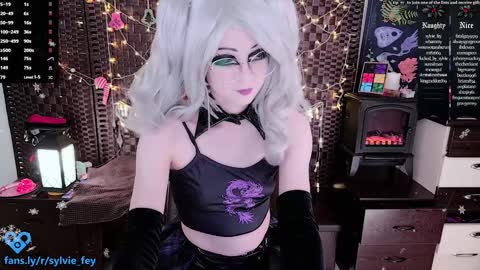 Snapshot of sylvie_fey chatting on 12.30.24 Sylvie online show from 12.30.24
