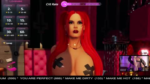 MISTRESS LISA  FIRST 3DXCHAT CAMGIRL   3dxchat anime gaming mistress domina online show from 02.13.25