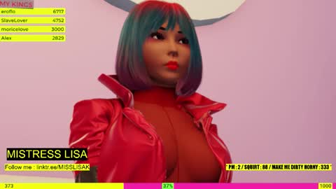 MISTRESS LISA  FIRST 3DXCHAT CAMGIRL   3dxchat anime gaming mistress domina online show from 12.20.25