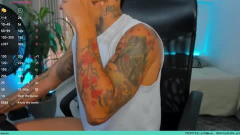 Snapshot of tattokoi chatting on 02.16.25 tattokoi online show from 02.16.25