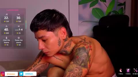 Snapshot of tattokoi chatting on 10.13.25 tattokoi online show from 10.13.25