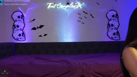 Snapshot of thatcouplejx chatting on 10.11.25 ThatCoupleJX online show from 10.11.25