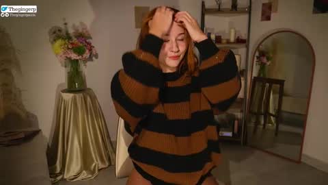 Snapshot of thegingerp chatting on 02.23.25 Streaming mostly at online show from 02.23.25