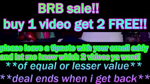 Ana Adrenal  online show from 12.05.25