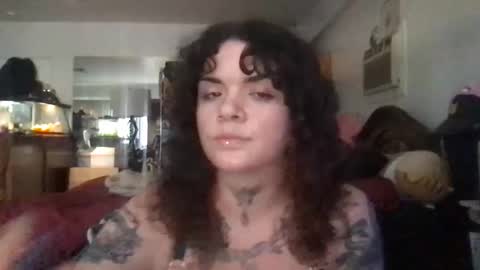 Snapshot of titzntattz chatting on 12.19.25 formerly bigtittygothwhore online show from 12.19.25