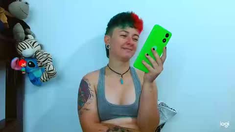 Snapshot of tomboyblue chatting on 02.19.25 Blue online show from 02.19.25