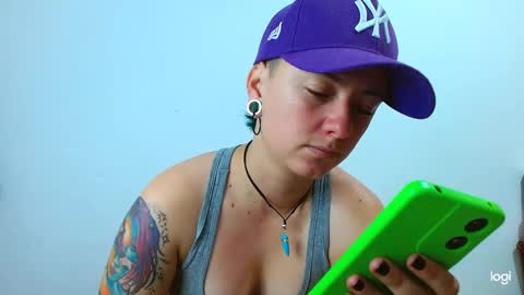 Snapshot of tomboyblue chatting on 02.20.25 Blue online show from 02.20.25