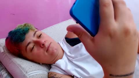 Snapshot of tomboyblue chatting on 10.21.25 Blue online show from 10.21.25