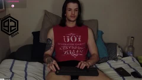 Snapshot of tommy_sins92 chatting on 10.31.25 Tommy Sins online show from 10.31.25