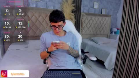 Snapshot of tylercross_ chatting on 04.09.26 Tyler online show from 04.09.26