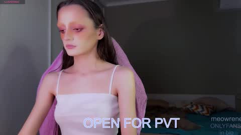 Snapshot of unhollymeow chatting on 11.28.25 Irene online show from 11.28.25